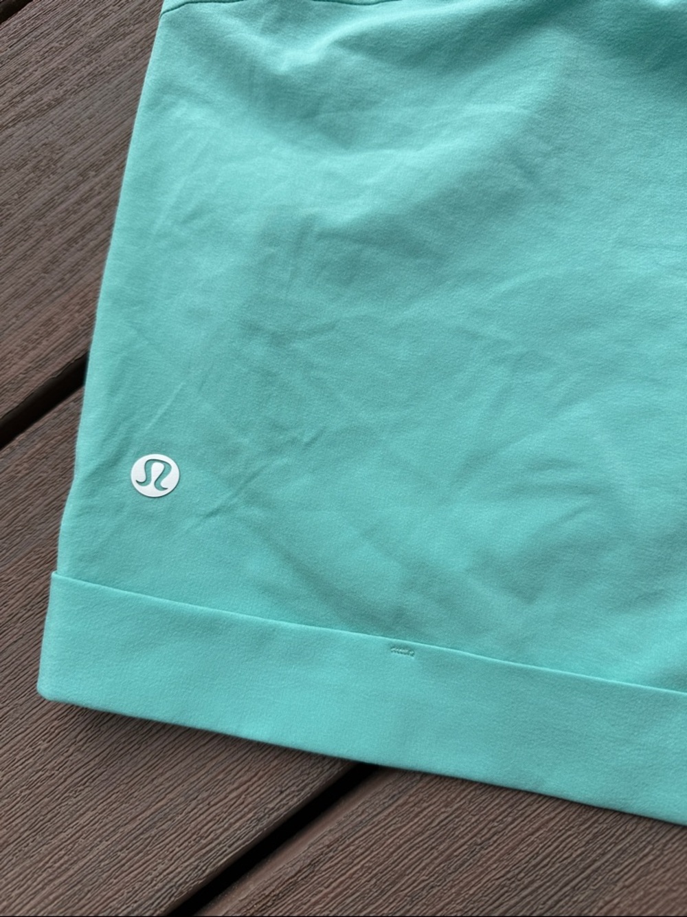 lululemon athletica Mint Green Athletic Drawstring Shorts - Picture 3 of 7